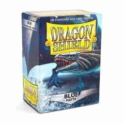 100 Dragon Shield Sleeves - Matte Blue