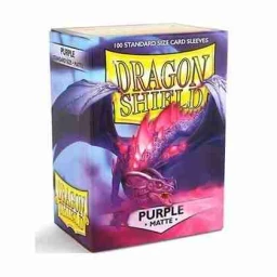 100 Dragon Shield Sleeves - Matte Purple