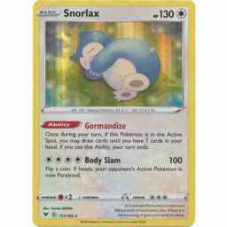 Vivid Voltage - Snorlax - 131/185 - Holo Rare