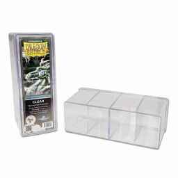 Dragon Shield - 4 Compartment Storage Box (320+) - Clear