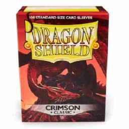 Dragon Shield Standard Sleeves - Crimson (100 Sleeves)