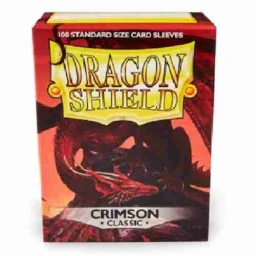Dragon Shield Standard Sleeves - Crimson (100 Sleeves)