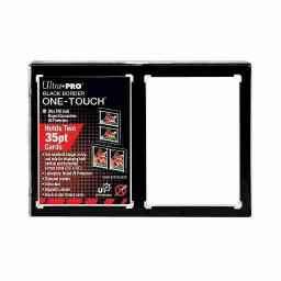 Ultra Pro - 2-Card Black Border ONE-TOUCH Magnetic Holder