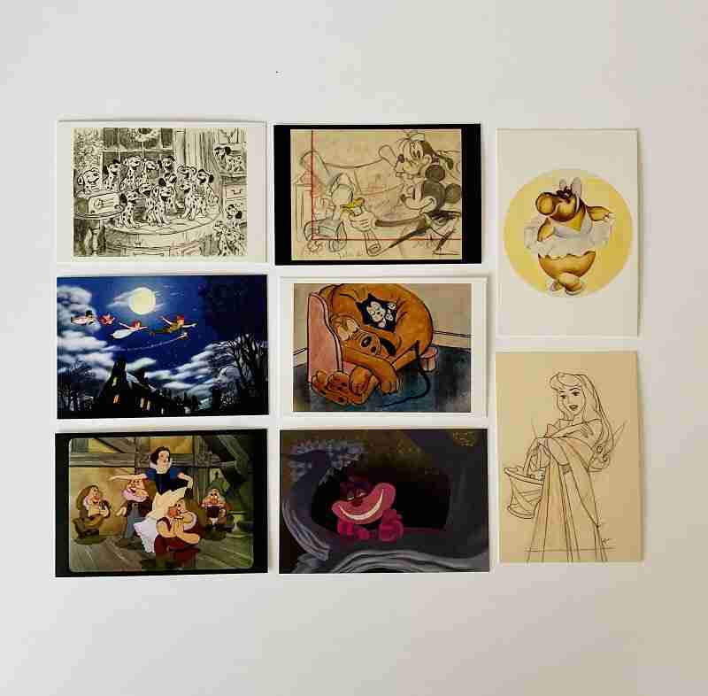 The Art of Disney - The Golden Age: 10 Collectible Postcards