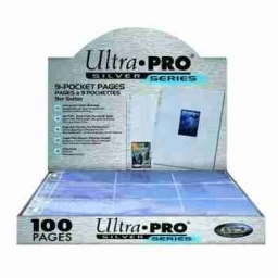 Ultra Pro - Silver 9-Pocket Pages (11 Hole) Display (10 Pages)