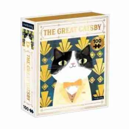 Puslespill - The Great Catsby Bookish Cats - 100 brikker