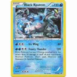 Black Star Promo - XY160 - Black Kyurem (Lightly Played)