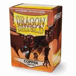 Dragon Shield Standard Matte Sleeves - Copper (100 Sleeves)