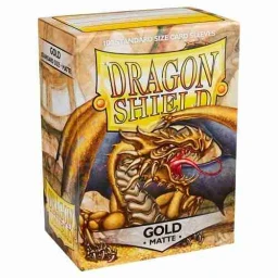 Dragon Shield Standard Sleeves - Matte Gold (100 Sleeves)