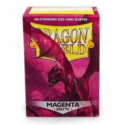 Dragon Shield Standard Sleeves - Matte Magenta (100 Sleeves)