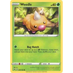 Vivid Voltage - 001/185 - Weedle