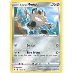Vivid Voltage - 112/185 - Galarian Meowth