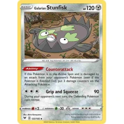 Vivid Voltage - 125/185 - Galarian Stunfisk