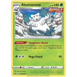 Chilling Reign - 010/198 - Abomasnow - Rare