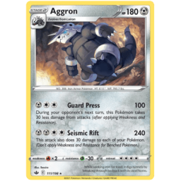 Chilling Reign - 111/198 - Aggron - Rare