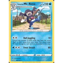 Battle Styles - 035/163 - Galarian Mr. Rime - Rare