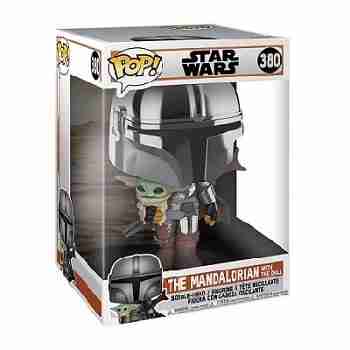 BIG SIZE - Funko POP! Star Wars: Mandalorian - 10" Mandalorian w/ Child 380