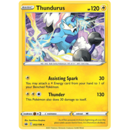 Chilling Reign - 052/198 - Thundurus Holo