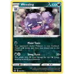 Chilling Reign - 095/198 - Weezing - Rare