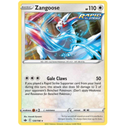 Chilling Reign - 120/198 - Zangoose - Rare
