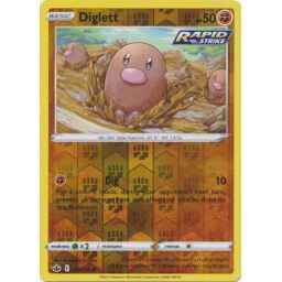 Chilling Reign - 076/198 - Diglett Reverse Holo