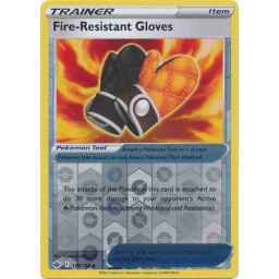 Chilling Reign - 138/198 - Fire-Resistant Gloves Reverse Holo