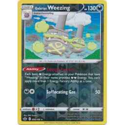 Chilling Reign - 096/198 - Galarian Weezing Reverse Holo