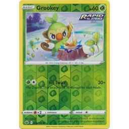 Chilling Reign - 016/198 - Grookey Reverse Holo