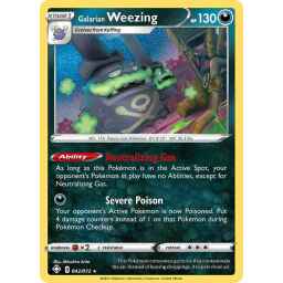 Shining Fates - 042/072 - Galarian Weezing Holo