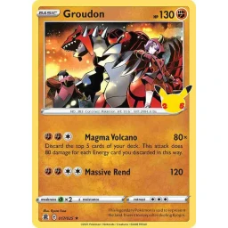 Celebrations - 017/025 - Groudon Holo