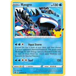 Celebrations - 003/025 - Kyogre Holo