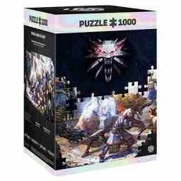 Puslespill - The Witcher: Geralt & Triss Battle - 1000 brikker