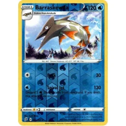 Rebel Clash - 053/192 - Barraskewda - Reverse Holo