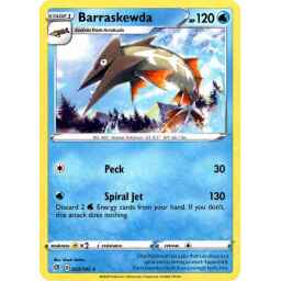 Rebel Clash - 053/192 - Barraskewda - Rare