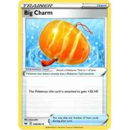 Sword & Shield - 158/202 - Big Charm