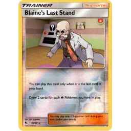 Hidden Fates - 052/068 - Blaine's Last Stand - Reverse Holo