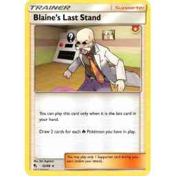 Hidden Fates - 052/068 - Blaine's Last Stand - Rare