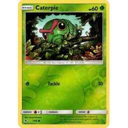Hidden Fates - 001/068 - Caterpie - Reverse Holo