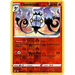 Rebel Clash - 033/192 - Chandelure - Reverse Holo