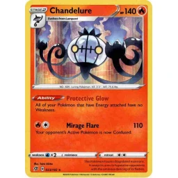 Rebel Clash - 033/192 - Chandelure - Holo