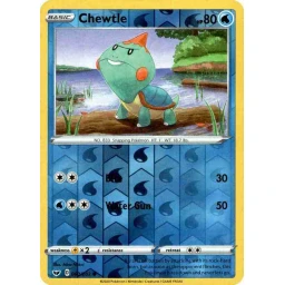 Sword & Shield - 060/202 - Chewtle - Reverse Holo