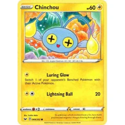 Sword & Shield - 068/202 - Chinchou