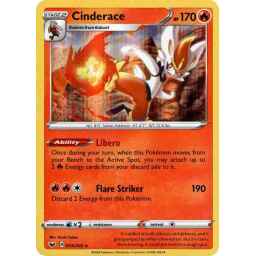 Sword & Shield - 034/202 - Cinderace - Holo