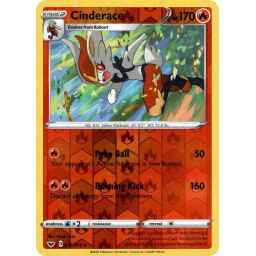 Sword & Shield - 035/202 - Cinderace - Reverse Holo