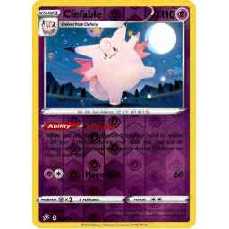Rebel Clash - 075/192 - Clefable - Reverse Holo