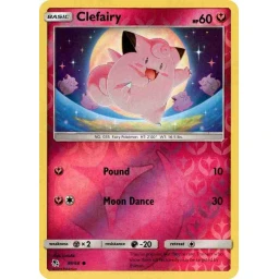 Hidden Fates - 039/068 - Clefairy - Reverse Holo