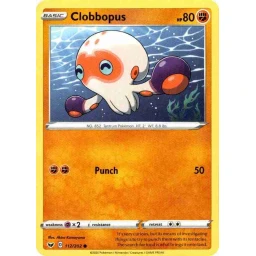 Sword & Shield - 112/202 - Clobbopus
