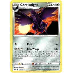 Sword & Shield - 135/202 - Corviknight - Rare