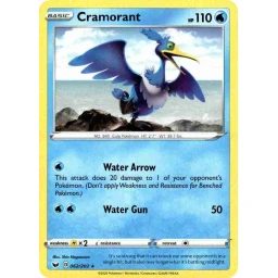 Sword & Shield - 062/202 - Cramorant - Rare