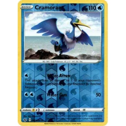 Sword & Shield - 062/202 - Cramorant - Reverse Holo